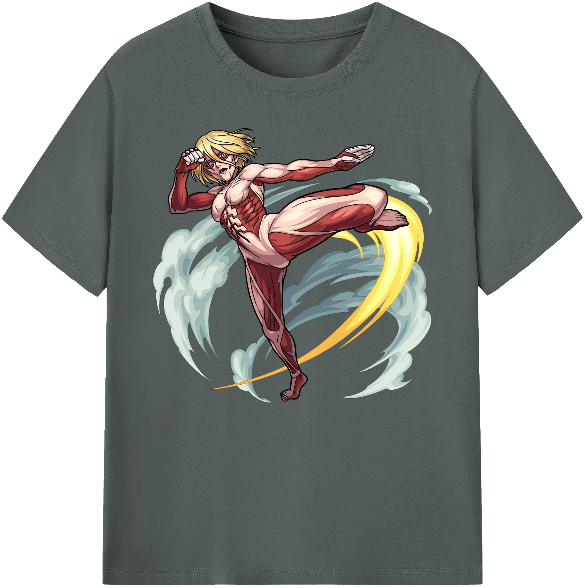 （画像用） 進撃の巨人 Attack on Titan 綿100％ メンズ半袖Tシャツ｜肌触りやわらか＆通気性